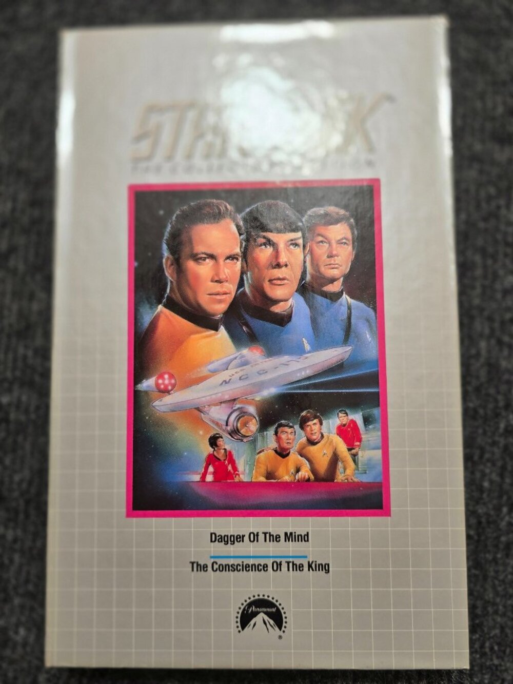 Star Trek TOS VHS – Dagger of the Mind / The Conscience of the King – Vintage Pa